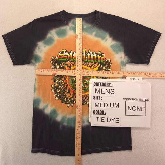 Sublime Band Short Sleeve Crew Neck Graphic T Shirt Mens Size Medium M Black - Picture 5 of 9